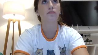 simply_skyyy  graceful babe gently masturbates pussy