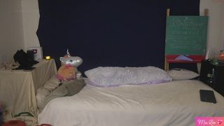 sweetmialeelove busty babe massages pussy