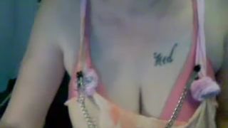 heavensent2hellbound perfect blonde in stockings pulls cute pussy