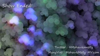 mohawkmolly busty latina masturbates with a pussy