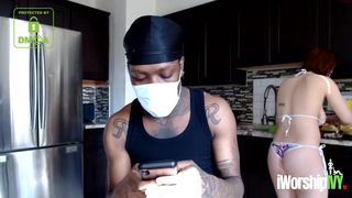 mimipanini cute brunette sucking dick