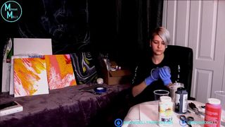 mohawkmolly with a toy in the pussy