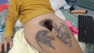 sammyevans1 the charming bitch fucks both holes