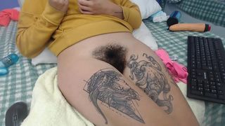 sammyevans1 the charming bitch fucks both holes