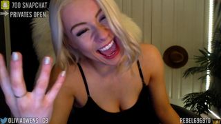 oliviaowens radiant takes off her panties