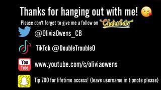 oliviaowens experienced beads - boasts tits