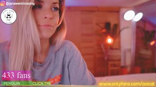 ocicat attractive chick diligently licks dildo