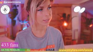 ocicat attractive chick diligently licks dildo