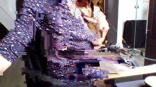 lilyofthevalley naughty trash screeches like a bitch on a mate during vaginal masturbation