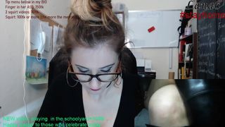 lana6 gorgeous beast jumping on a dildo