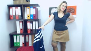 funnylovinggirl red-haired trash pretty jerks off pussy