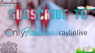 caylin naughty bitch masturbates pussy sex toy