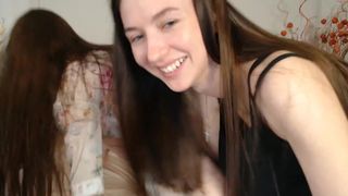 amber_tan blissful nurse removes her sexy uniform