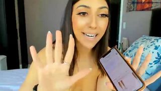 outrageousone Skinny babe pleases with her appearance