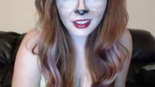 Ousweetheart the insistent bitch licks a rubber penis