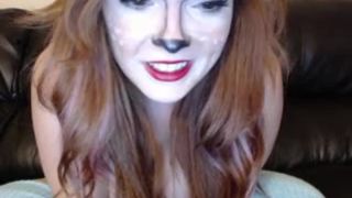 Ousweetheart the insistent bitch licks a rubber penis