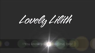 Lovely Lilith big breasted bitch posing in lingerie