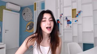 stiret naughty  girl  strips down to her underwear