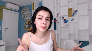 stiret naughty  girl  strips down to her underwear