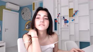 stiret naughty  girl  strips down to her underwear