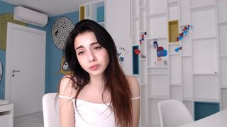 stiret charming shows off her tits.