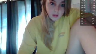 louisajean cute coquette strips in the kitchen, but does not show face