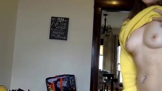 lala_nibbles busty mare caresses pussy