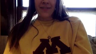 lala_nibbles caresses pussy through panties