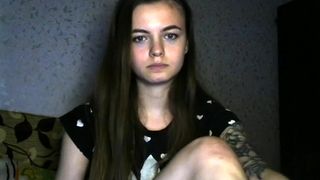 vikaleto fucks herself in pink dildo