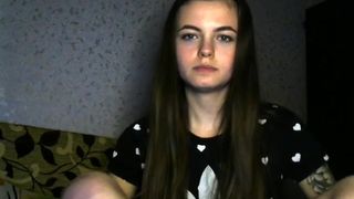 vikaleto fucks herself in pink dildo