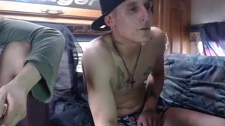 str8boi6969 black-haired beauty inimitably caresses herself