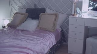 nikyrush cute baby fucks herself with black dildo fingers