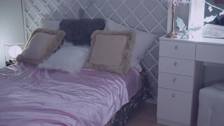 nikyrush cute baby fucks herself with black dildo fingers