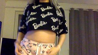 babydollamyy pretty lady fucking pussy with sex machine