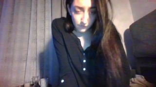 yellaa4 gripping nipple masturbates wet wrap