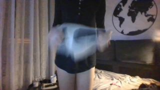 yellaa4 gorgeous brunette girl passionately sucks dildo