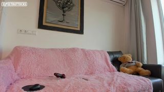 SweetButtocks  angelicly beautiful woman pathetically caresses herself