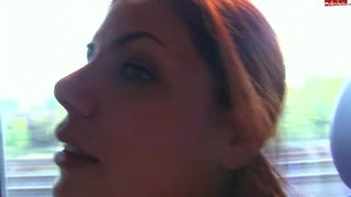 Skandal??se freiz??gige Bahnfahrt! Zug ist voll und ich zieh mich aus! mit HOT-KINKY-ME