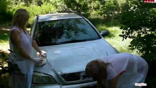 mydirtyhobby fetishalina Sexy Kittel Carwash