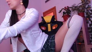 catherinstone busty chick takes off her panties