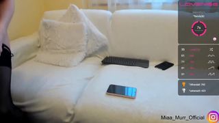 bunny_room wonderful bitch caresses her slim body.