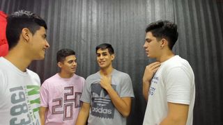 best_gangbang blissful devil caresses shaved vagina