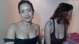 lola_and_carla338 sexy blonde is pleasing large forms.