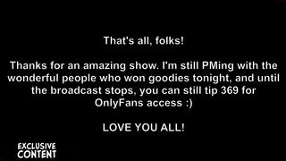 harperthefox pretty woman sitting in a chair