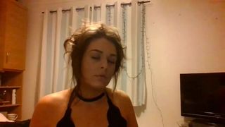 cornishcandy gorgeous female licks dildo