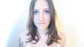 lil olivia cute blonde girl got herself a finger on the couch