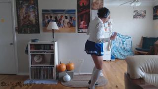 darlingrosette elegant blonde dabbles with dildo