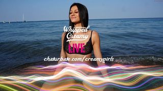 whippedcreamy slutty babe bares big tits