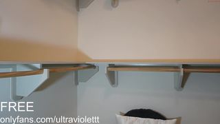 uv_ gorgeous babe licks dildo