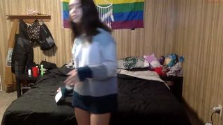 princess_athena black haired bitch shows her boobs